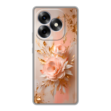 Силиконовый чехол на Itel S23 Plus с принтом женский Силиконовый чехол на Itel S23 Plus с принтом женский