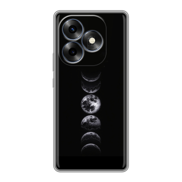 Силиконовый чехол на Itel S23 Plus с принтом женский