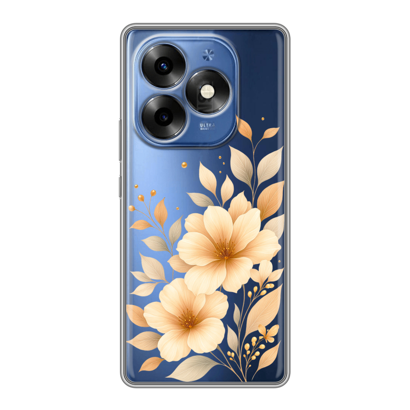 Силиконовый чехол на Itel S23 Plus с принтом для девушки Силиконовый чехол на Itel S23 Plus с принтом для девушки