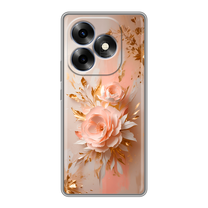 Силиконовый чехол на Itel S23 Plus с принтом женский Силиконовый чехол на Itel S23 Plus с принтом женский