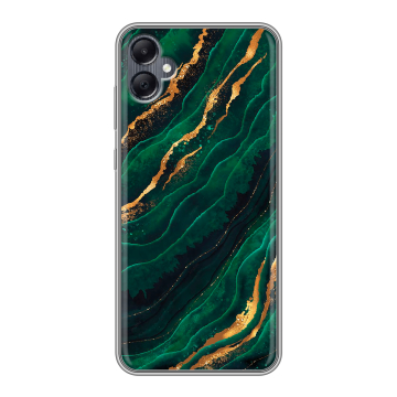 Силиконовый чехол на Samsung Galaxy A05 с принтом Мрамор зеленое золото Силиконовый чехол на Samsung Galaxy A05 с принтом Мрамор зеленое золото