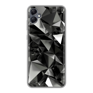 Силиконовый чехол на Samsung Galaxy A05 с принтом Черные кристаллы Силиконовый чехол на Samsung Galaxy A05 с принтом Черные кристаллы