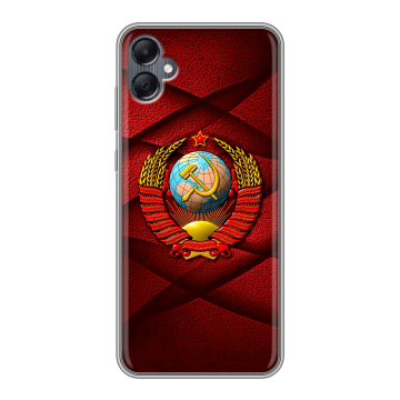 Силиконовый чехол на Samsung Galaxy A05 с принтом Герб СССР Силиконовый чехол на Samsung Galaxy A05 с принтом Герб СССР