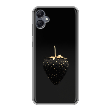 Силиконовый чехол на Samsung Galaxy A05 с принтом Черная клубника Силиконовый чехол на Samsung Galaxy A05 с принтом Черная клубника