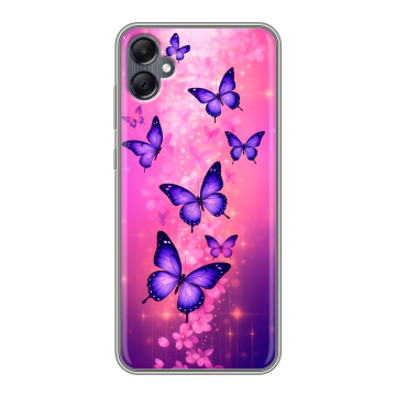Силиконовый чехол на Samsung Galaxy A05 с принтом Бабочки