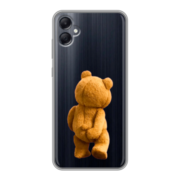 Силиконовый чехол на Samsung Galaxy A05 с принтом Медведь