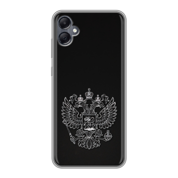 Силиконовый чехол на Samsung Galaxy A05 с принтом Герб России