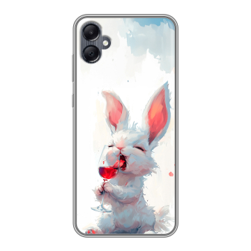 Силиконовый чехол на Samsung Galaxy A05 с принтом кролик зайчик Силиконовый чехол на Samsung Galaxy A05 с принтом кролик зайчик