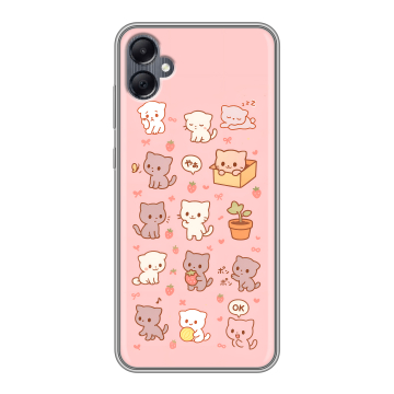 Силиконовый чехол на Samsung Galaxy A05 с принтом Hello Kitty Хелоу Кити