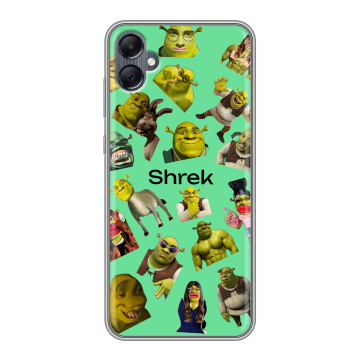 Силиконовый чехол на Samsung Galaxy A05 с принтом Шрек Shrek Силиконовый чехол на Samsung Galaxy A05 с принтом Шрек Shrek
