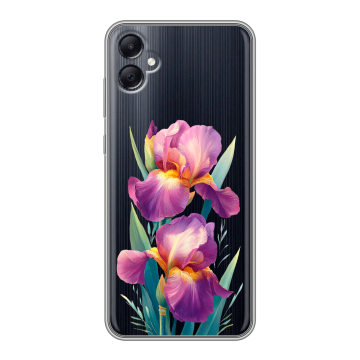 Силиконовый чехол на Samsung Galaxy A05 с принтом Цветы орхидеи Силиконовый чехол на Samsung Galaxy A05 с принтом Цветы орхидеи