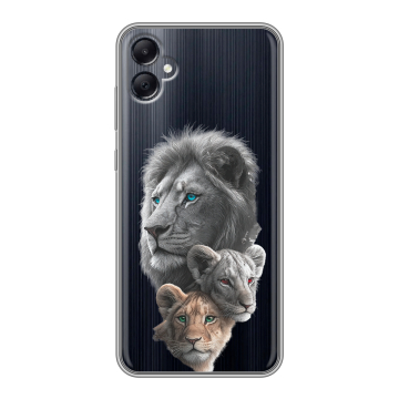 Силиконовый чехол на Samsung Galaxy A05 с принтом Львы Силиконовый чехол на Samsung Galaxy A05 с принтом Львы