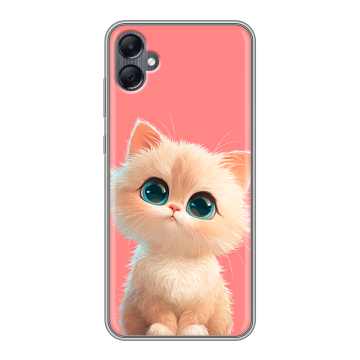 Силиконовый чехол на Samsung Galaxy A05 с принтом Розовый котенок Силиконовый чехол на Samsung Galaxy A05 с принтом Розовый котенок