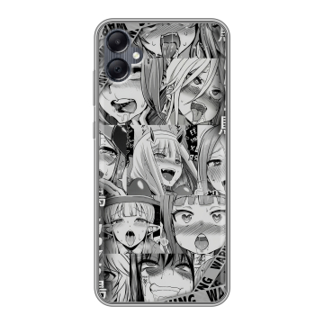 Силиконовый чехол на Samsung Galaxy A05 с принтом Ahegao Ахегао Аниме Силиконовый чехол на Samsung Galaxy A05 с принтом Ahegao Ахегао Аниме