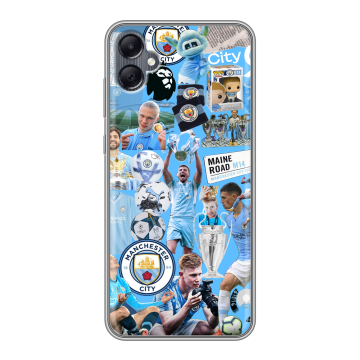 Силиконовый чехол на Samsung Galaxy A05 с принтом Man City Манчестер Сити Силиконовый чехол на Samsung Galaxy A05 с принтом Man City Манчестер Сити