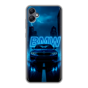 Силиконовый чехол на Samsung Galaxy A05 с принтом BMW БМВ