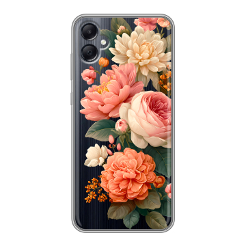 Силиконовый чехол на Samsung Galaxy A05 с принтом цветы Силиконовый чехол на Samsung Galaxy A05 с принтом цветы