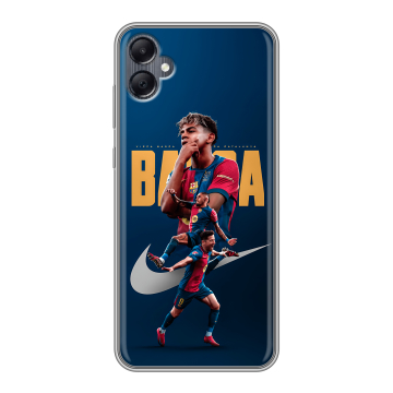 Силиконовый чехол на Samsung Galaxy A05 с принтом Барселона Barca Yamal 