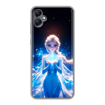 Силиконовый чехол на Samsung Galaxy A05 с принтом Холодное сердце Frozen