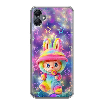 Силиконовый чехол на Samsung Galaxy A05 с принтом Labubu Лабубу