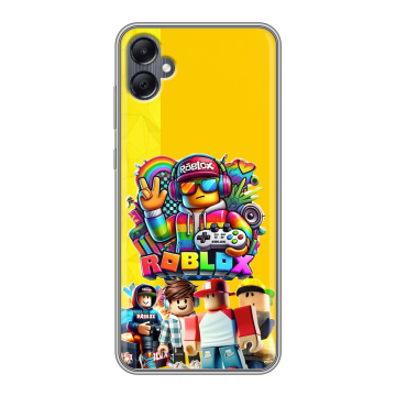 Силиконовый чехол на Samsung Galaxy A05 с принтом Roblox Роблокс