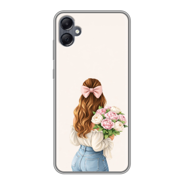 Силиконовый чехол на Samsung Galaxy A05 с принтом женский Силиконовый чехол на Samsung Galaxy A05 с принтом женский
