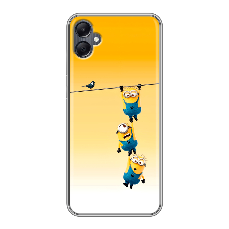 Силиконовый чехол на Samsung Galaxy A05 с принтом Миньоны Силиконовый чехол на Samsung Galaxy A05 с принтом Миньоны