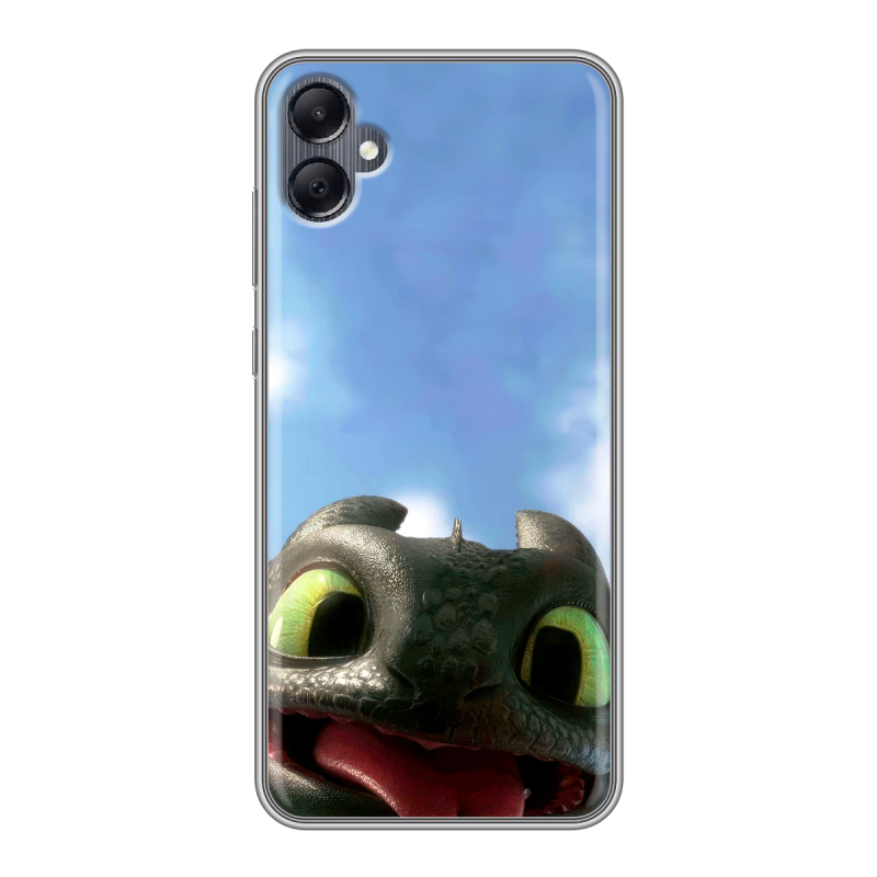 Силиконовый чехол на Samsung Galaxy A05 с принтом Как приручить дракона Силиконовый чехол на Samsung Galaxy A05 с принтом Как приручить дракона