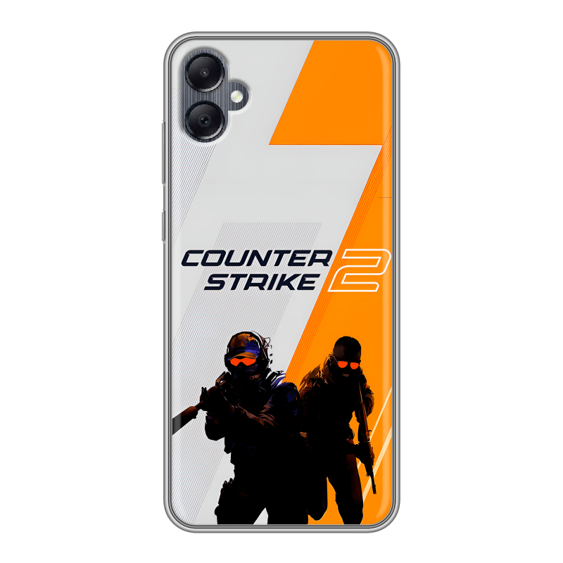 Силиконовый чехол на Samsung Galaxy A05 с принтом Counter Strike Силиконовый чехол на Samsung Galaxy A05 с принтом Counter Strike