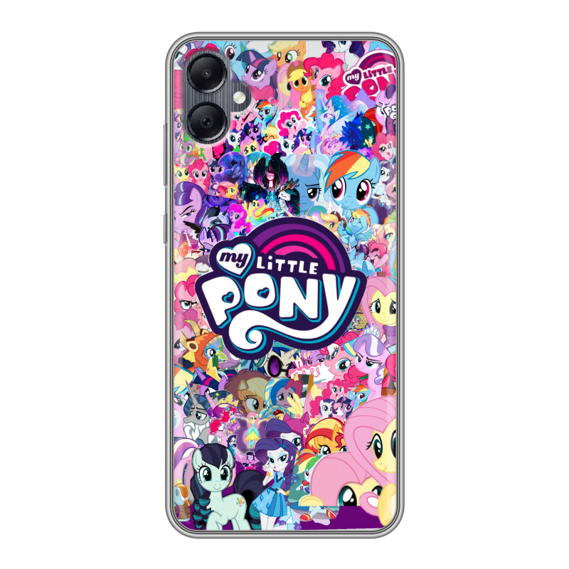Силиконовый чехол на Samsung Galaxy A05 с принтом My little pony Дружба чудо Силиконовый чехол на Samsung Galaxy A05 с принтом My little pony Дружба чудо