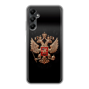 Силиконовый чехол на Samsung Galaxy A05s с принтом Герб России Силиконовый чехол на Samsung Galaxy A05s с принтом Герб России