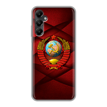 Силиконовый чехол на Samsung Galaxy A05s с принтом Герб СССР Силиконовый чехол на Samsung Galaxy A05s с принтом Герб СССР