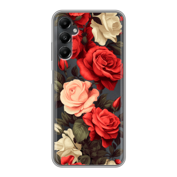 Силиконовый чехол на Samsung Galaxy A05s с принтом Розы Силиконовый чехол на Samsung Galaxy A05s с принтом Розы