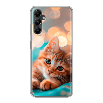 Силиконовый чехол на Samsung Galaxy A05s с принтом котик Силиконовый чехол на Samsung Galaxy A05s с принтом котик