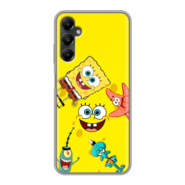 Силиконовый чехол на Samsung Galaxy A05s с принтом Спанч боб Спанчбоб Силиконовый чехол на Samsung Galaxy A05s с принтом Спанч боб Спанчбоб