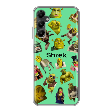 Силиконовый чехол на Samsung Galaxy A05s с принтом Шрек Shrek Силиконовый чехол на Samsung Galaxy A05s с принтом Шрек Shrek