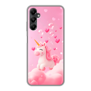 Силиконовый чехол на Samsung Galaxy A05s с принтом Единорог Силиконовый чехол на Samsung Galaxy A05s с принтом Единорог