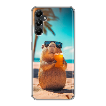 Силиконовый чехол на Samsung Galaxy A05s с принтом Капибара Силиконовый чехол на Samsung Galaxy A05s с принтом Капибара