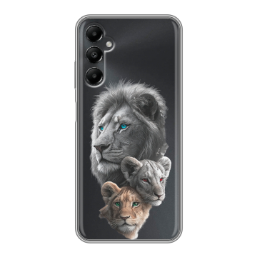 Силиконовый чехол на Samsung Galaxy A05s с принтом Львы Силиконовый чехол на Samsung Galaxy A05s с принтом Львы