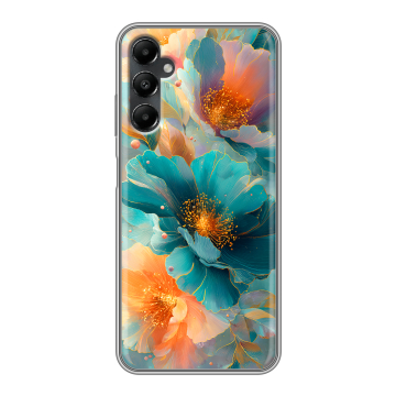 Силиконовый чехол на Samsung Galaxy A05s с принтом Цветы Силиконовый чехол на Samsung Galaxy A05s с принтом Цветы