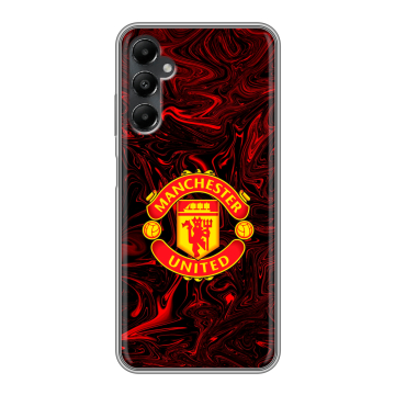 Силиконовый чехол на Samsung Galaxy A05s с принтом Manchester United Силиконовый чехол на Samsung Galaxy A05s с принтом Manchester United