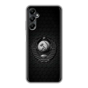 Силиконовый чехол на Samsung Galaxy A05s с принтом Герб Флаг СССР Силиконовый чехол на Samsung Galaxy A05s с принтом Герб Флаг СССР