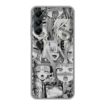 Силиконовый чехол на Samsung Galaxy A05s с принтом Ahegao Ахегао Аниме Силиконовый чехол на Samsung Galaxy A05s с принтом Ahegao Ахегао Аниме