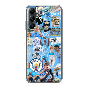 Силиконовый чехол на Samsung Galaxy A05s с принтом Man City Манчестер Сити Силиконовый чехол на Samsung Galaxy A05s с принтом Man City Манчестер Сити