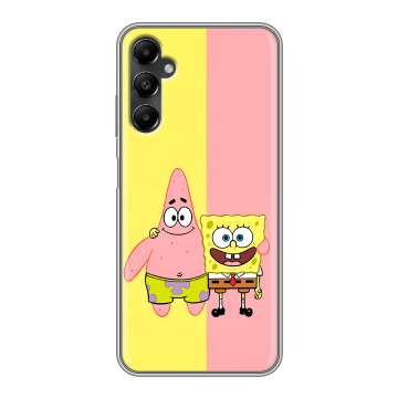 Силиконовый чехол на Samsung Galaxy A05s с принтом Спанч боб Спанчбоб Силиконовый чехол на Samsung Galaxy A05s с принтом Спанч боб Спанчбоб