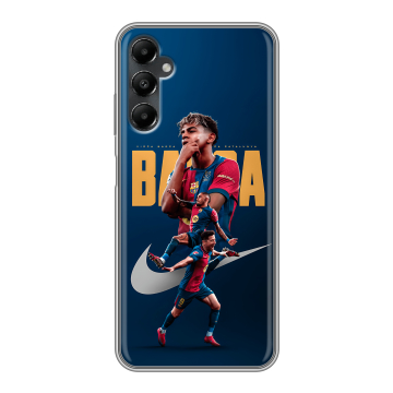 Силиконовый чехол на Samsung Galaxy A05s с принтом Барселона Barca Yamal Силиконовый чехол на Samsung Galaxy A05s с принтом Барселона Barca Yamal
