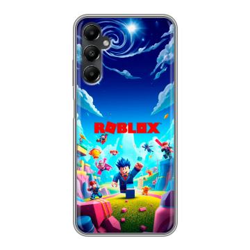 Силиконовый чехол на Samsung Galaxy A05s с принтом Roblox Роблокс Силиконовый чехол на Samsung Galaxy A05s с принтом Roblox Роблокс