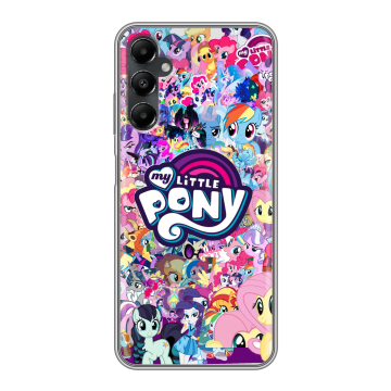 Силиконовый чехол на Samsung Galaxy A05s с принтом My little pony Дружба чудо Силиконовый чехол на Samsung Galaxy A05s с принтом My little pony Дружба чудо