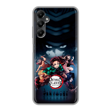 Силиконовый чехол на Samsung Galaxy A05s с принтом Demon Slayer Клинок рассекающий демонов Силиконовый чехол на Samsung Galaxy A05s с принтом Demon Slayer Клинок рассекающий демонов