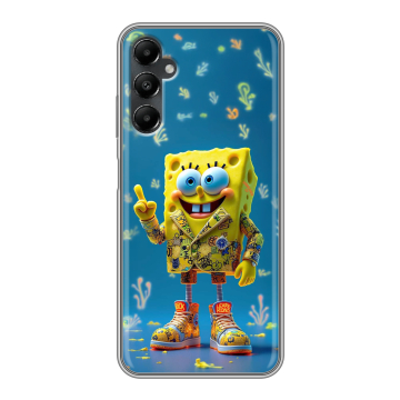 Силиконовый чехол на Samsung Galaxy A05s с принтом Спанч боб Спанчбоб Силиконовый чехол на Samsung Galaxy A05s с принтом Спанч боб Спанчбоб